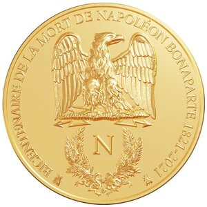 Pièce de monnaie en Argent 2000 Francs g 62.2 (2 oz) Millésime 2021 Napoleon Bonaparte NAPOLEON BONAPARTE