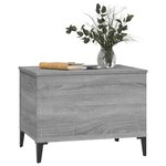 vidaXL Table basse Sonoma gris 60x44 5x45 cm Bois d'ingénierie