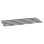 vidaXL Panneaux de toiture 36 Pièces rouillé 100x44 cm Acier corten