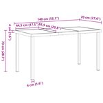 vidaXL Ensemble de salle à manger de jardin 5 pièces avec coussins en poly rattan noir
