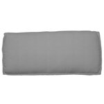 vidaXL Coussin de palette pour siège / dossier Gris 120x50x12 cm Tissu Oxford