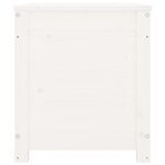 vidaXL Boîte de rangement Blanc 80x40x45 5 cm Bois massif de pin