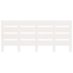 vidaXL Cadre de lit sans matelas blanc 200x200 cm bois massif de pin