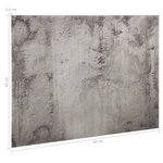 Tableau magnétique panneau écriture école maison bureau mural verre 80 x 60 cm gris 02_0045513
