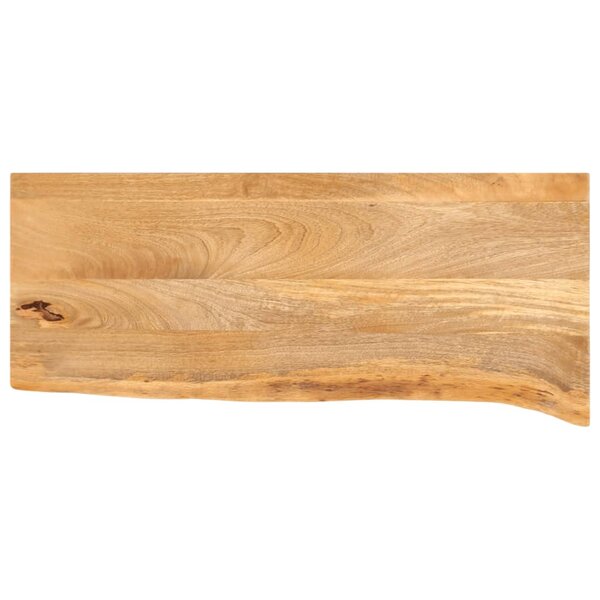 vidaXL Dessus de table à bord vivant 70x20x3 8 cm bois massif manguier