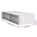 vidaXL Cadre de lit Noir 90x190 cm Tissu