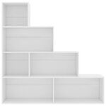 vidaXL Bibliothèque/Cloison Blanc 155x24x160 cm Bois d'ingénierie