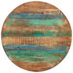 vidaXL Table à manger 110x75 cm Bois massif de récupération