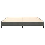vidaXL Cadre de lit Gris foncé 180 x 200 cm Velours