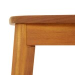 vidaXL Table de jardin 200x100x75 cm Bois d'acacia solide