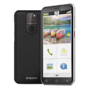 Emporia SMART.5 mini noir téléphone senior  4G LTE  13MP  64 GB
