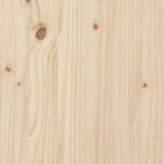 vidaXL Cadre de lit sans matelas 90x190 cm bois massif