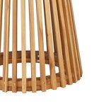 vidaXL Table de jardin Ø70x75 cm Bois massif Teck