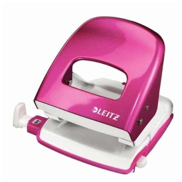 Perforateur 2 trous NEXXT WOW 30 feuilles Effort réduit de 60% Rose LEITZ
