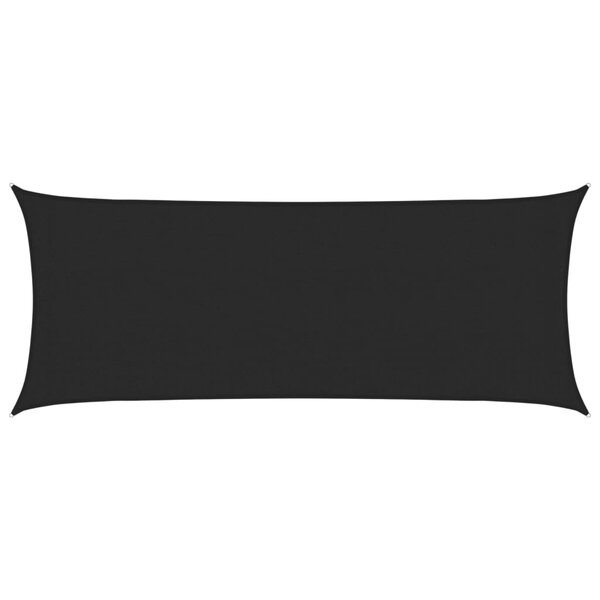 vidaXL Voile d'ombrage 160 g/m² Noir 2x4 5 m PEHD