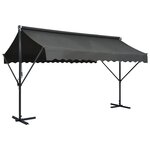 vidaXL Auvent sur pied 400 x 300 cm Anthracite