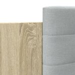 vidaXL Cadre de lit sans matelas chêne sonoma 100x200 cm