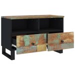 vidaXL Meuble TV 70x33x46 cm Bois massif de récupération