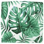 vidaXL Coussins de palette pour siège 4 Pièces Motif de feuilles 40x40x8 cm Tissu Oxford