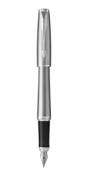 PARKER Urban Stylo plume  Métro métallique  Plume moyenne  encre bleue  Coffret cadeau