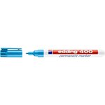 Marqueur Permanent 400 Bleu Clair Pointe Fine 1 mm x 6 EDDING
