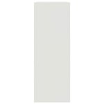 vidaXL Buffet blanc 67x39x107 cm acier