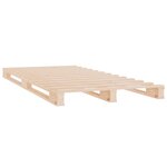 vidaXL Cadre de lit sans matelas 75x190 cm bois de pin massif