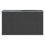vidaXL Abri de jardin Anthracite 192x357x223 cm Acier galvanisé