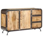 vidaXL Buffet 140x40x80 cm bois d'acacia solide