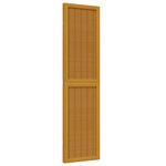 vidaXL Cloison de séparation 3 panneaux marron bois paulownia massif
