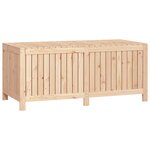 vidaXL Boîte de rangement de jardin 147x68x64 cm Bois massif de pin
