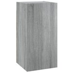 vidaXL Ensemble de meubles TV 4 Pièces Sonoma gris Bois d'ingénierie