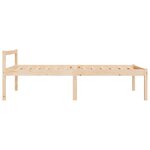 vidaXL Lit pour personne âgée 90x200 cm bois massif de pin