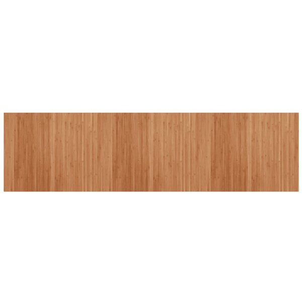 vidaXL Tapis rectangulaire naturel 80x300 cm bambou