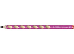 Crayon graphite STABILO EASYgraph HB droitier - rose STABILO