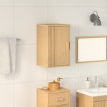 Cabinet de rangement de salle de bain vidaXL 35x30x55 cm en bois de pin massif