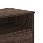 vidaXL Meuble TV chêne marron 122x34x41 cm bois d'ingénierie