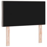 Tête de lit en tissu avec design blocs de diamant taupe 80 cm