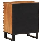 vidaXL Table de chevet 50x34x62 cm bois d'acacia solide