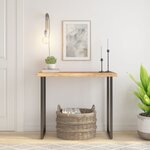 vidaXL Dessus de table 100x40x2 5 cm rectangulaire bois massif acacia