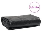 vidaXL Bâche anthracite 1 5x10 m 650 g/m²