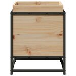 vidaXL Jardinière 40x40x50 cm bois de pin massif