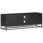 vidaXL Meuble TV 120x30x40 cm Bois massif de manguier