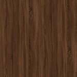 vidaXL Table basse Chêne marron 60x44 5x45 cm Bois d'ingénierie