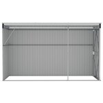 vidaXL Abri de jardin mural Anthracite 118x288x178 cm Acier
