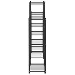 vidaXL Jardinière 83x25x100 cm Noir Fer