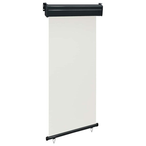 vidaXL Auvent latéral de balcon 105x250 cm Crème