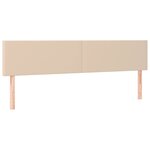 vidaXL Sommier à lattes de lit avec matelas LED cappuccino 120x190 cm