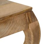 vidaXL Table basse 80x80x40 cm Bois de manguier massif