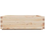 vidaXL Jardinière 80x80x26 5 cm bois de pin massif